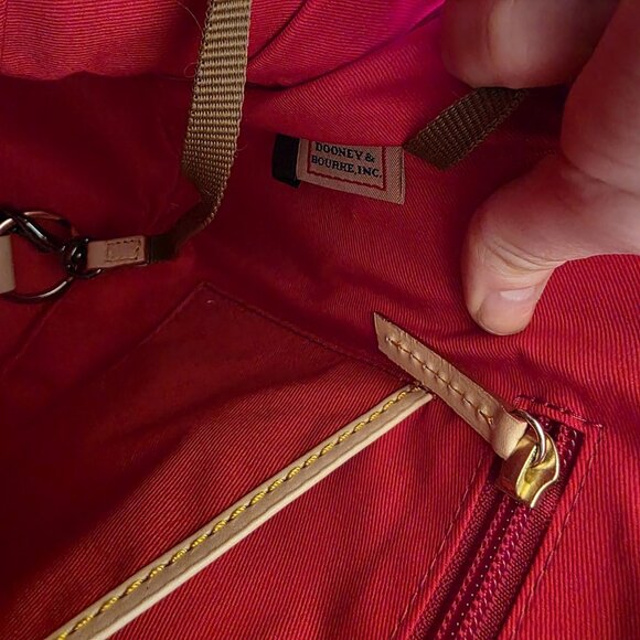 Dooney & Bourke Marine Blue Croco Embossed Zip Satchel & Wallet Set Leather Bag - Picture 8 of 16